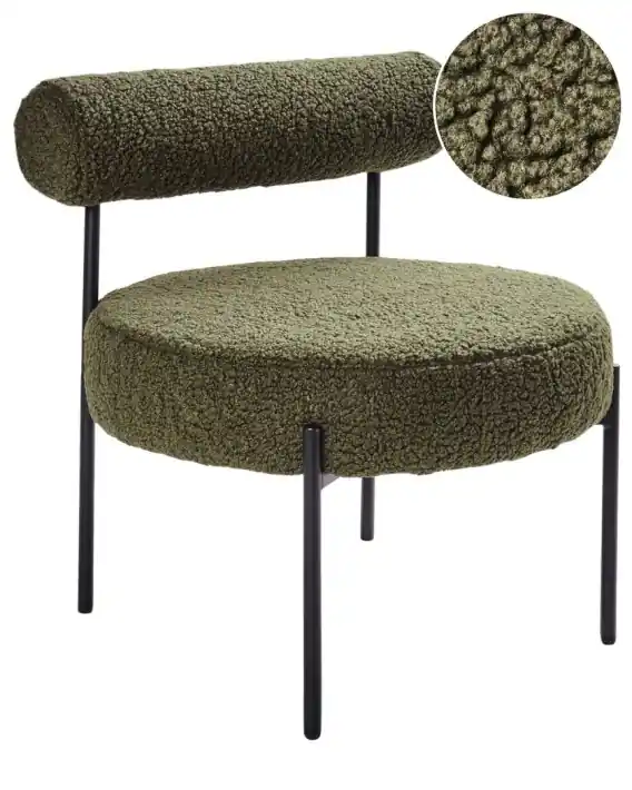 Oferta Fotel ALPHA Boucle Zielony - Hurtownia wielobranżowa Lumarko