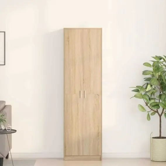 Tylko do końca tygodnia Garderoba Sonoma Oak 55x25x189 cm Drewno inżynieryjne Lumarko! - Hurtownia wielobranżowa Lumarko