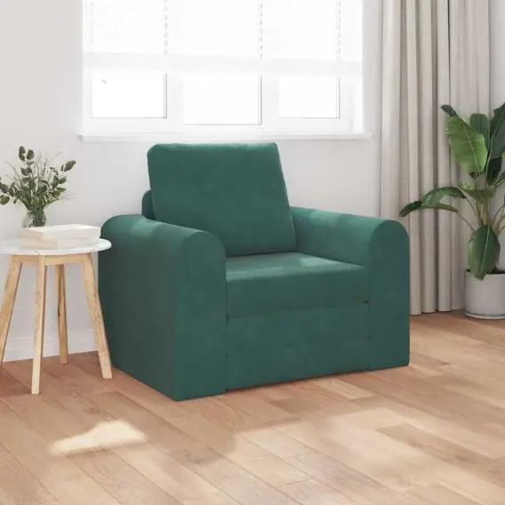 Okazja Kanapa Łóżko 2 w 1 Ciemnozielona 98x71x83 cm Lumarko! - Hurtownia wielobranżowa Lumarko