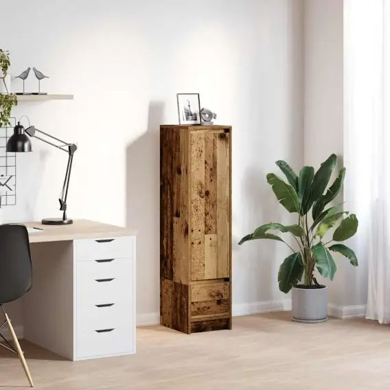 Zniżka Komoda Stare drewno 29,5x34x119,5 cm Drewno klejone Lumarko! - Hurtownia wielobranżowa Lumarko