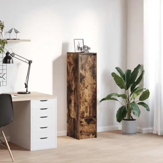 Zamów teraz Komoda z drewna klejonego dąb wędzony 29,5x34x119,5 cm Lumarko! - Hurtownia wielobranżowa Lumarko