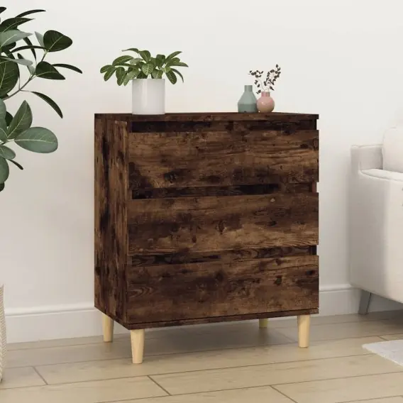 Komoda, przydymiony dąb, 60x35x70 cm, materiał drewnopochodny Lumarko! - Hurtownia wielobranżowa Lumarko Bezpieczne zakupy
