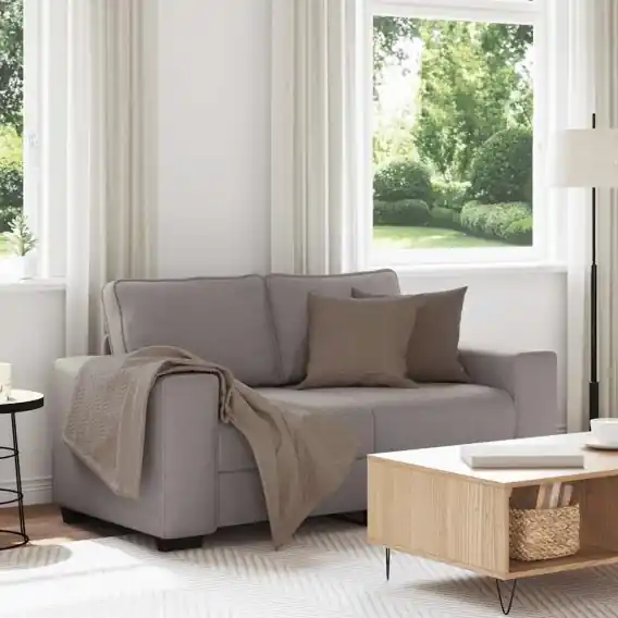 Sofa 2-osobowa Taupe 120 cm Tkanina Lumarko! - Hurtownia wielobranżowa Lumarko Ostatnia szansa