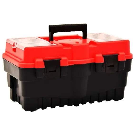 Sprawdź teraz Skrzynka narzędziowa, plastikowa, 462x256x242 mm, czerwona Lumarko! Lumarko! - Hurtownia wielobranżowa Lumarko