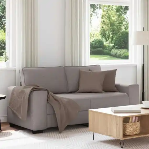 Zamów dziś Sofa 2-osobowa, kolor taupe, 140 cm, tkaniną Lumarko! - Hurtownia wielobranżowa Lumarko
