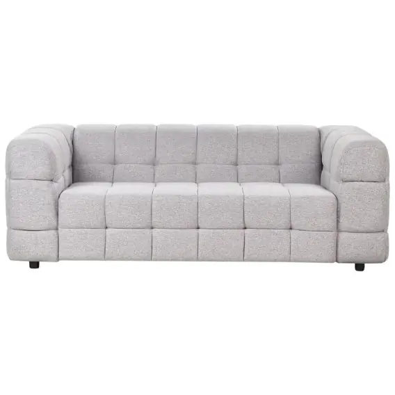 Nie przegap Sofa 3-osobowa szara MULLOLA Lumarko