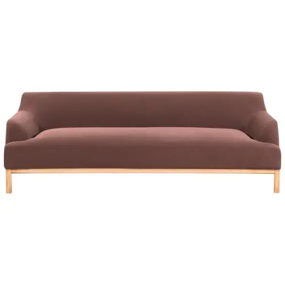 Sofa 3-osobowa burgundowa SOSJO Lumarko Do wyczerpania zapasów
