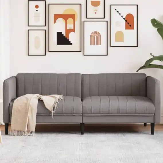 Sofa 3-osobowa, kolor taupe, tapicerowana tkaniną Lumarko! - Hurtownia wielobranżowa Lumarko Bezpieczne zakupy