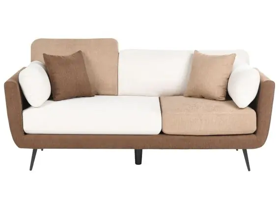 Sofa dla 3 osób BOLGA Brązowy - Hurtownia wielobranżowa Lumarko Okazja