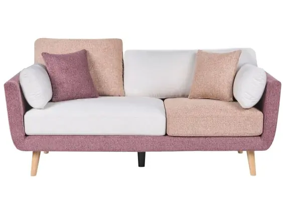 Wyprzedaż Sofa dla 3 osób BOLGA Różowy - Hurtownia wielobranżowa Lumarko