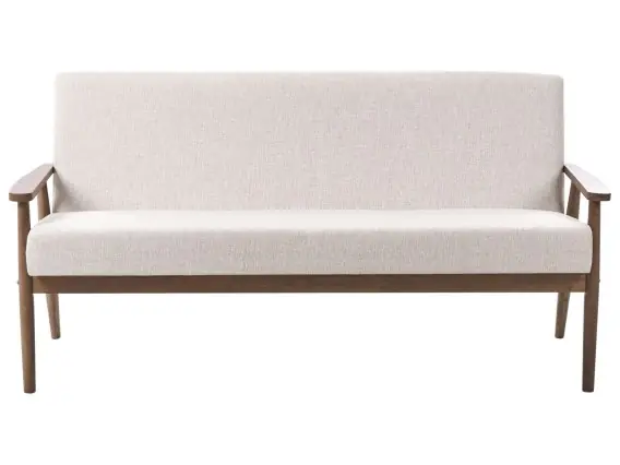 Bezpieczne zakupy Sofa dla 3 osób ESRUM Ciemny brąz/ beżowy Lumarko