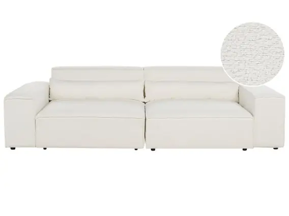 Tani Sofa modułowa HELLNAR 2-osobowa Złamana biel Lumarko