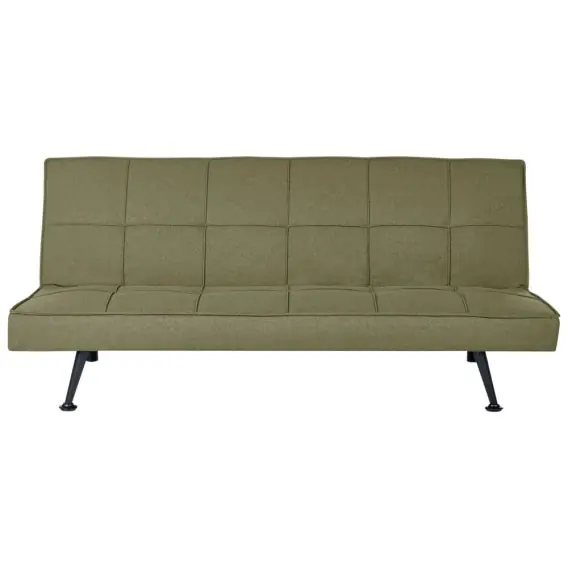 Sofa rozkładana oliwkowa HASLE Lumarko Premium