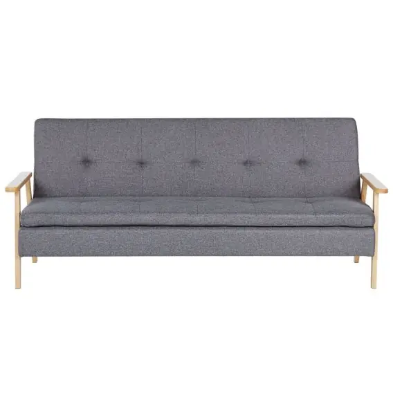 Sofa rozkładana szara TJORN Lumarko Cena promocyjna
