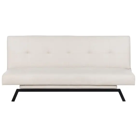 Kup online Sofa rozkładana dla 3 osób LEEDS Biały Lumarko