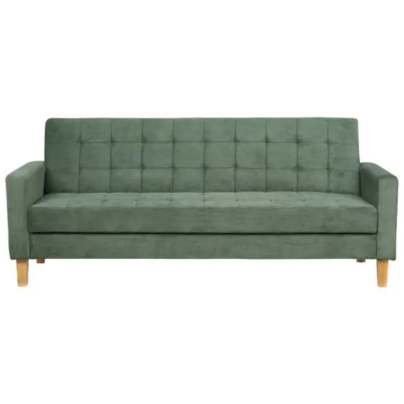 Niska cena Sofa rozkładana zielona VEHKOO Lumarko