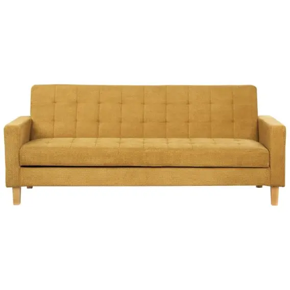 Sofa rozkładana żółta VEHKOO Lumarko Zniżka
