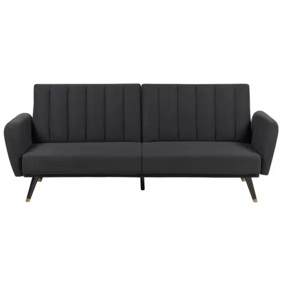 Premium Sofa rozkładana czarna VIMMERBY Lumarko