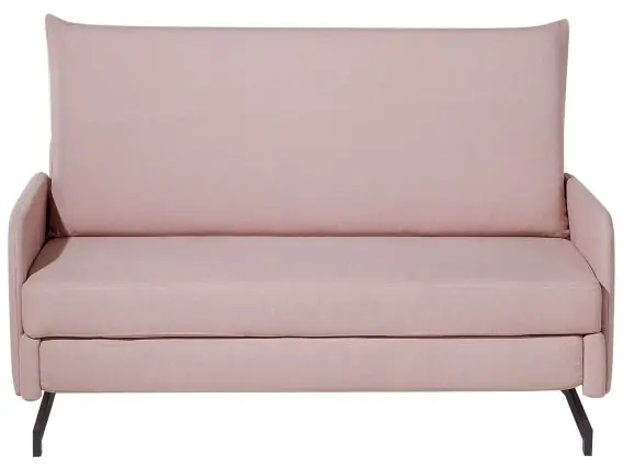 Sofa rozkładana dla 2 osób BELFAST Różowy Lumarko Hit sprzedaży