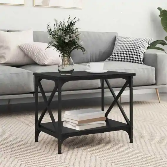 Stolik boczny Czarny dąb 55 x 38 x 45 cm Lumarko! - Hurtownia wielobranżowa Lumarko Wyjątkowa oferta