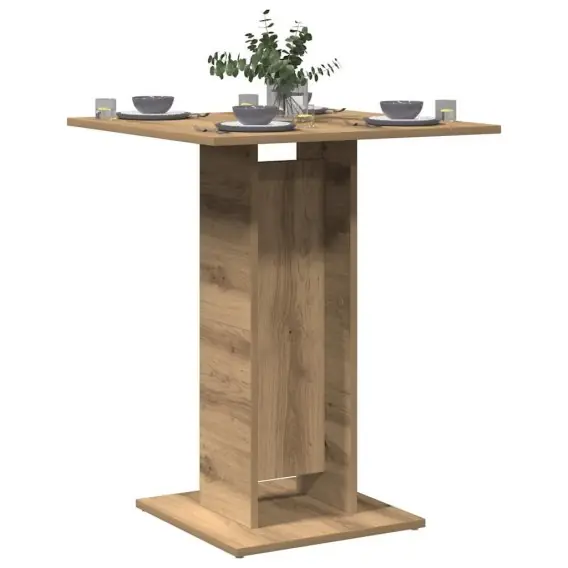 Stolik bistro, dąb artisan, 60x60x75cm, materiał drewnopochodny Lumarko! - Hurtownia wielobranżowa Lumarko Promocja