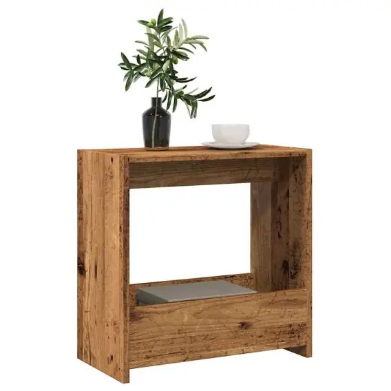 Hit cenowy Stolik boczny, stare drewno, 50x26x50 cm Lumarko! Lumarko! - Hurtownia wielobranżowa Lumarko