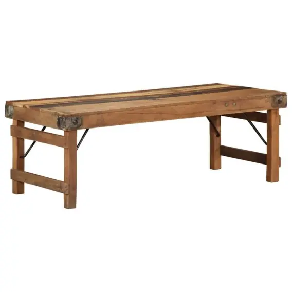 Stolik kawowy 110x55x40 cm z litego drewna z odzysku Lumarko! - Hurtownia wielobranżowa Lumarko Hit cenowy