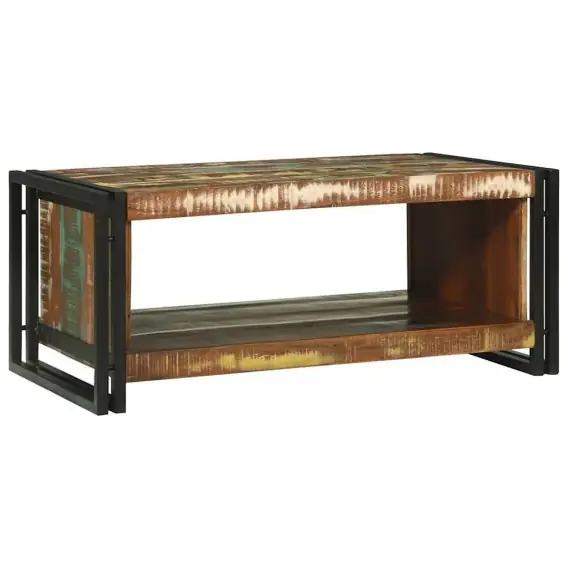 Stolik kawowy 90x50x38 cm Lite drewno z odzysku Lumarko! - Hurtownia wielobranżowa Lumarko Tani