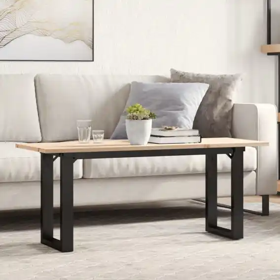 Wysoka jakość Stolik kawowy z czworokątnymi nogami, 110x40x45 cm Lumarko! - Hurtownia wielobranżowa Lumarko