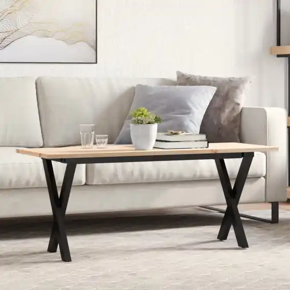 Stolik kawowy z nogami w kształcie litery X, 110x40x45 cm Lumarko! - Hurtownia wielobranżowa Lumarko Popularny