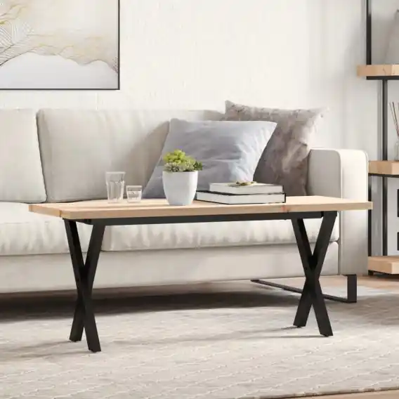 Stolik kawowy z nogami w kształcie litery X, 110x40x45,5 cm Lumarko! - Hurtownia wielobranżowa Lumarko Kup online