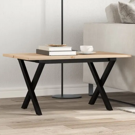 Stolik kawowy z nogami w kształcie litery X, 80x50x40 cm Lumarko! - Hurtownia wielobranżowa Lumarko Nowość