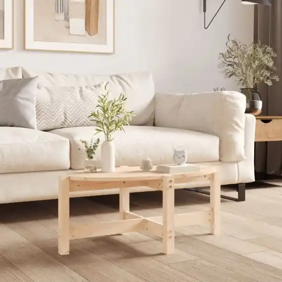 Hit cenowy Stolik kawowy, 87x48x35 cm, lite drewno sosnowe Lumarko! - Hurtownia wielobranżowa Lumarko