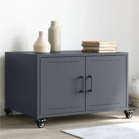 Popularny Stolik kawowy, antracyt, 68x50x43,5 cm, stal walcowana na zimno Lumarko! - Hurtownia wielobranżowa Lumarko