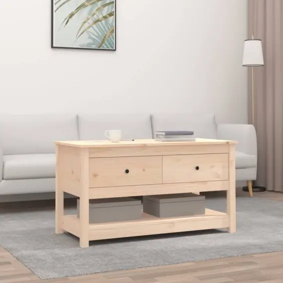Oferta limitowana Stolik kawowy, 102x49x55 cm, lite drewno sosnowe Lumarko! - Hurtownia wielobranżowa Lumarko