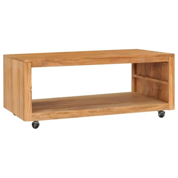 Wyjątkowa oferta Stolik kawowy, 110 x 60 x 40 cm, lite drewno tekowe - Hurtownia wielobranżowa Lumarko