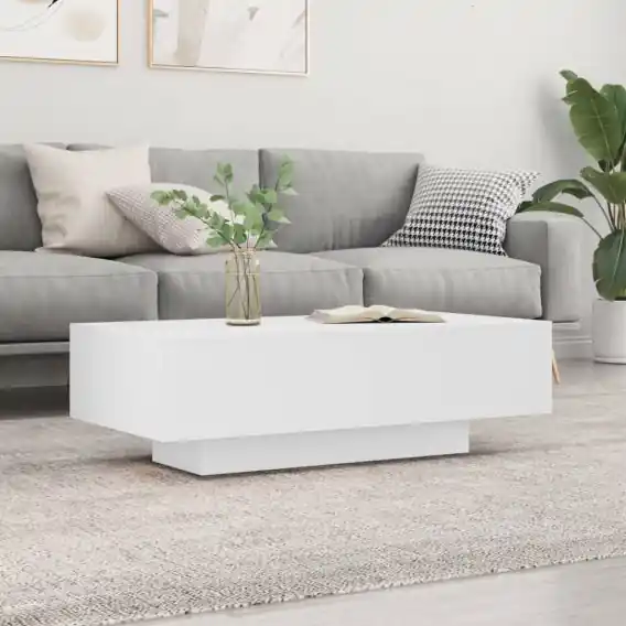 Ostatnie sztuki Stolik kawowy, biały, 100x49,5x31 cm, materiał drewnopochodny Lumarko! - Hurtownia wielobranżowa Lumarko