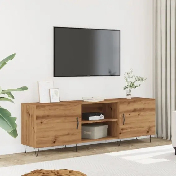 Bestseller Szafka TV, dąb artisan, 150x30x50 cm, materiał drewnopochodny Lumarko! - Hurtownia wielobranżowa Lumarko