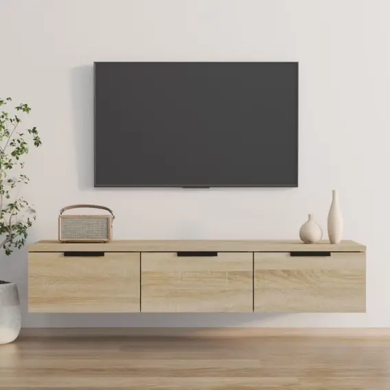 Szafka wisząca, dąb sonoma, 102x30x20cm,materiał drewnopochodny Lumarko! - Hurtownia wielobranżowa Lumarko Do wyczerpania zapasów