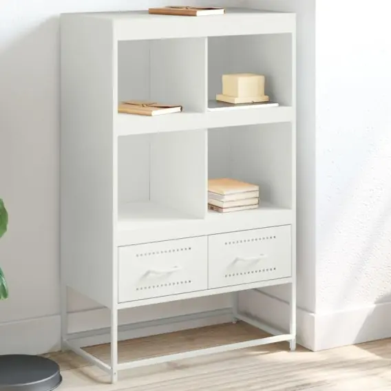 Najlepsza cena Szafka, biała, 68,5x39x111,5 cm, stal walcowana na zimno Lumarko! - Hurtownia wielobranżowa Lumarko