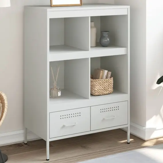 Do wyczerpania zapasów Szafka, biała, 68x39x101,5 cm, stal walcowana na zimno - Hurtownia wielobranżowa Lumarko