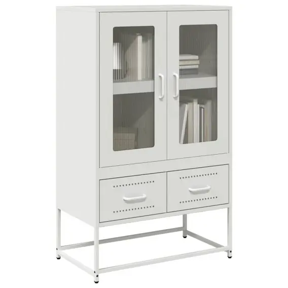 Szafka, biała, 68x39x111,5 cm, stalowa Lumarko! Lumarko! - Hurtownia wielobranżowa Lumarko Do wyczerpania zapasów