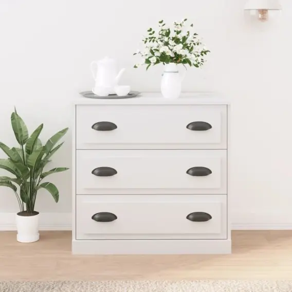 Tani Szafka, biała, 70x35,5x67,5 cm, materiał drewnopochodny Lumarko! - Hurtownia wielobranżowa Lumarko