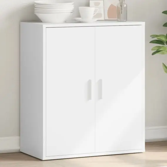 Szafka, biała, 79x38x80 cm, materiał drewnopochodny Lumarko! Lumarko! - Hurtownia wielobranżowa Lumarko Dodaj do koszyka