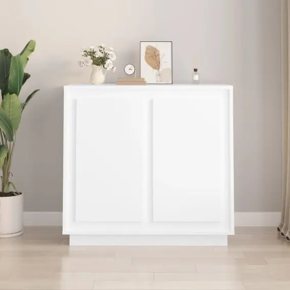 Do wyczerpania zapasów Szafka, biała, 80x34x75 cm, materiał drewnopochodny Lumarko! Lumarko! - Hurtownia wielobranżowa Lumarko