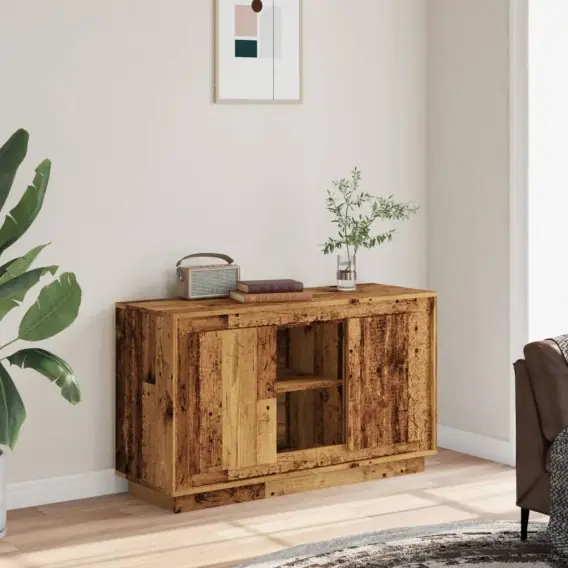 Szafka, stare drewno, 102x35x60 cm, materiał drewnopochodny Lumarko! - Hurtownia wielobranżowa Lumarko Kup online