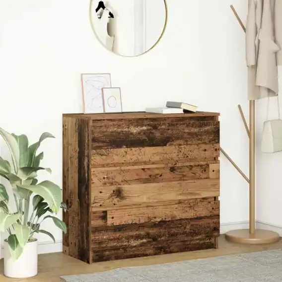 Szafka, stare drewno, 80x35x76 cm, materiał drewnopochodny Lumarko! Lumarko! - Hurtownia wielobranżowa Lumarko Darmowy zwrot