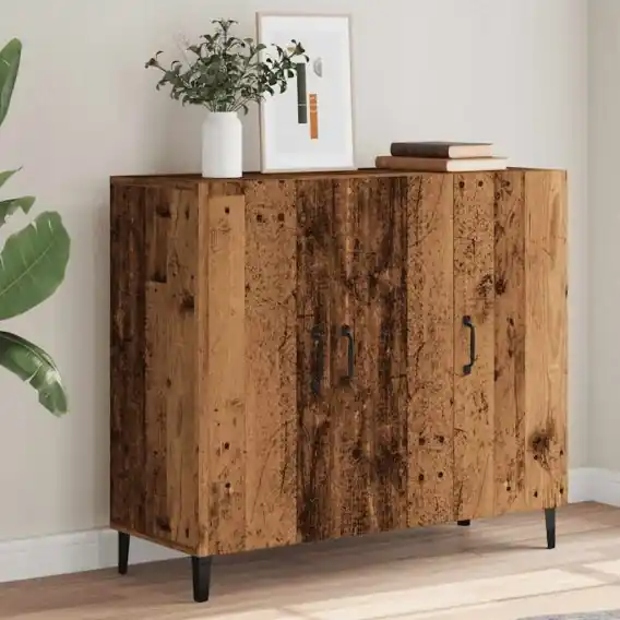 Szafka, stare drewno, 90x34x80 cm, materiał drewnopochodny Lumarko! Lumarko! - Hurtownia wielobranżowa Lumarko Wyjątkowa oferta