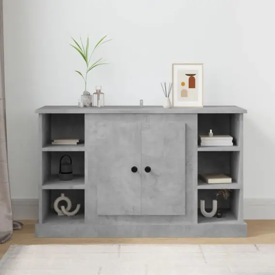 Szafka, szarość betonu, 100x35,5x60 cm, materiał drewnopochodny Lumarko! - Hurtownia wielobranżowa Lumarko Ograniczona ilość