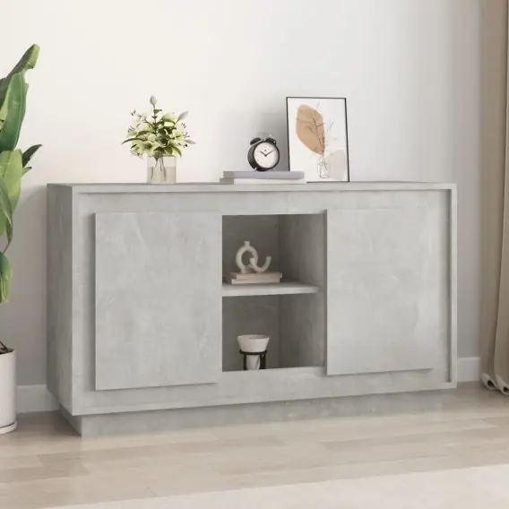 Szafka, szarość betonu, 102x35x60 cm, materiał drewnopochodny Lumarko! - Hurtownia wielobranżowa Lumarko Nie przegap